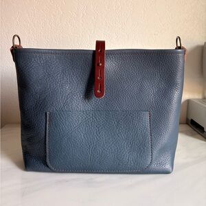 Go Forth Goods Medium Avery Smokey Blue Crossbody